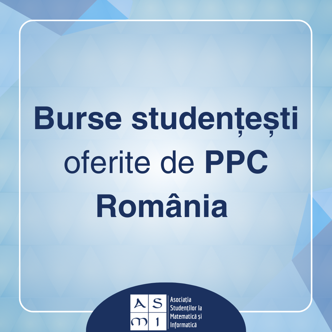 Burse studențești oferite de PPC România studenților din an terminal