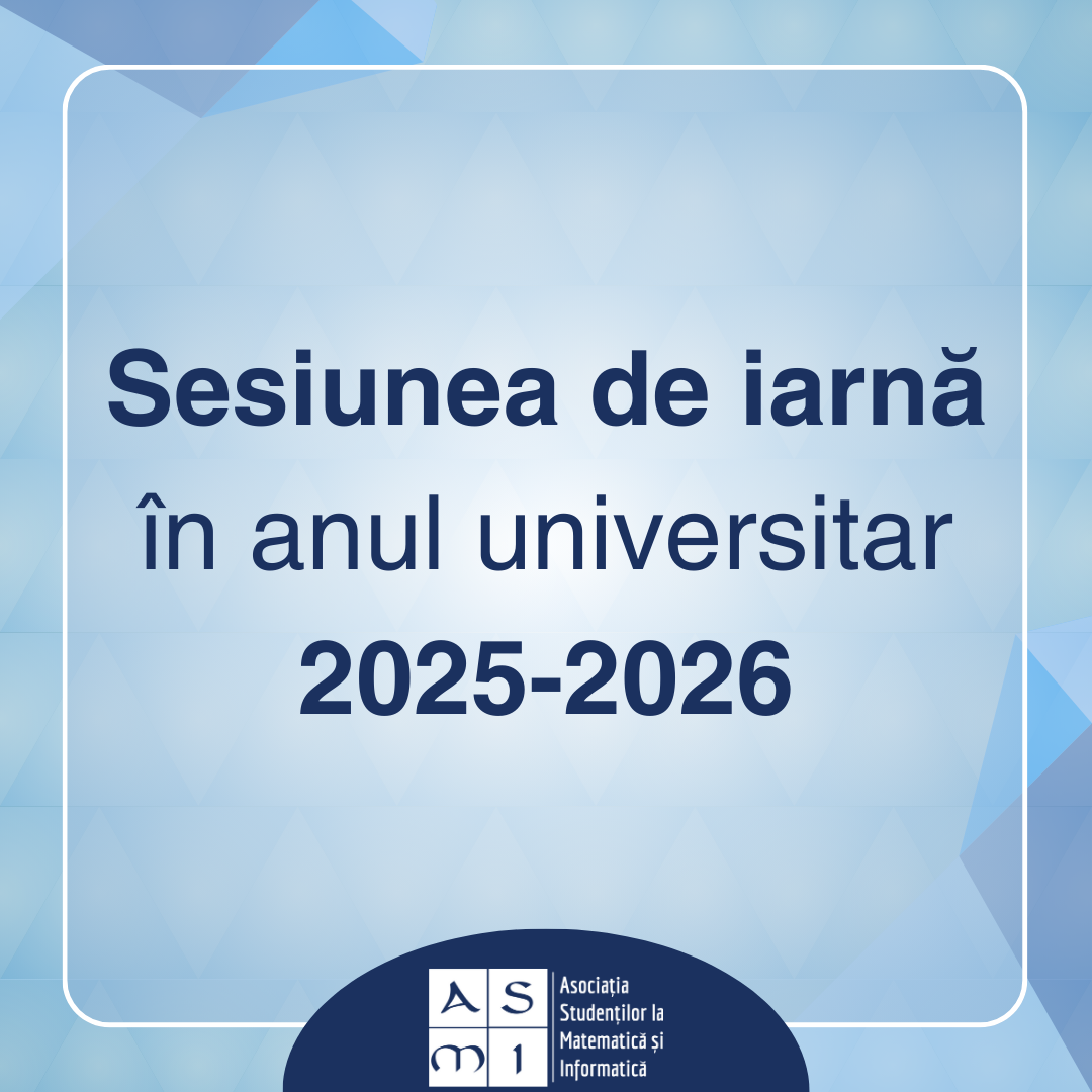 Sesiunea de iarnă în anul universitar 2025-2026